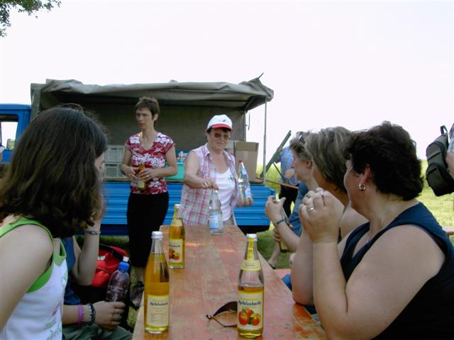 Alkoholfreier Tisch.