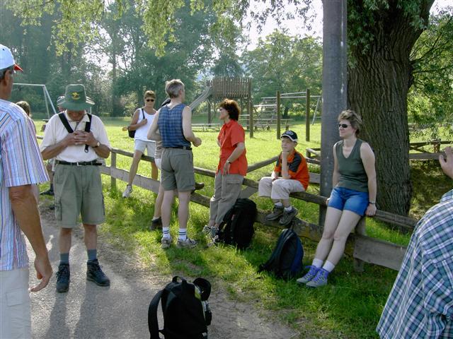 Rast am Spielplatz in Heroldingen