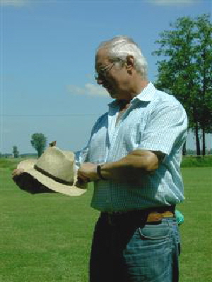 Fritz und der Schmetterling.